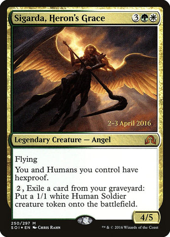 Sigarda, Heron's Grace ESPAÑOL [Shadows over Innistrad Prerelease Promos]
