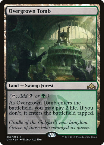 Overgrown Tomb (Promo Pack) ESPAÑOL [Guilds of Ravnica Promos]