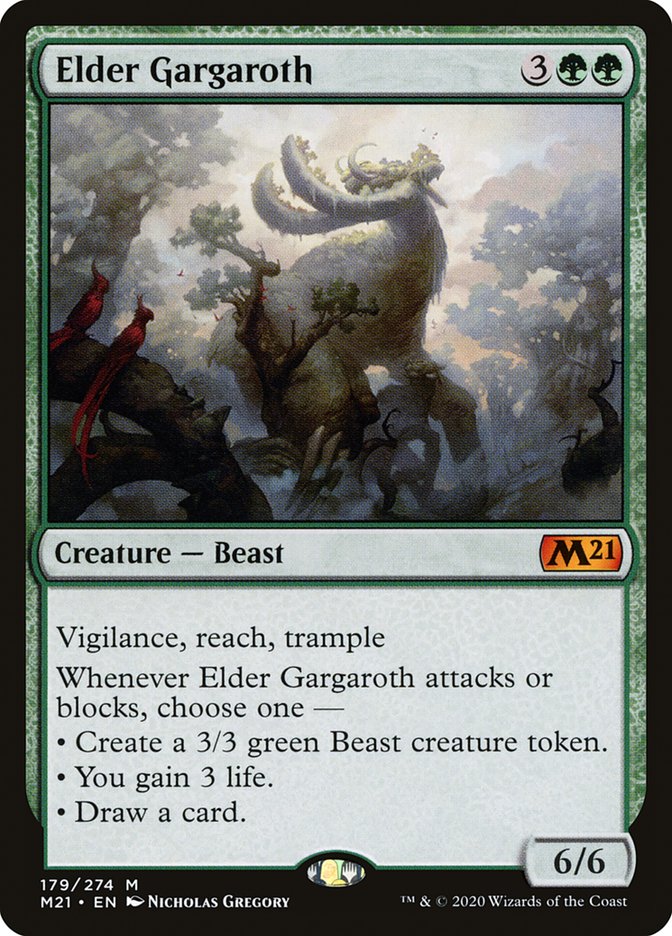 Elder Gargaroth ESPAÑOL  [Core Set 2021]
