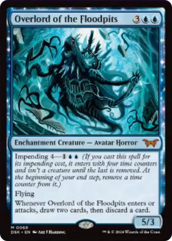 Overlord of the Floodpits ESPAÑOL [Duskmourn: House of Horror]