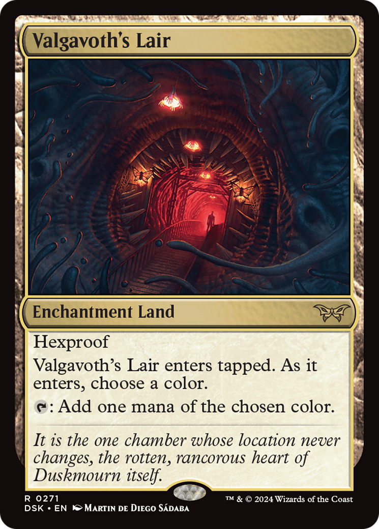 Valgavoth's Lair ESPAÑOL [Duskmourn: House of Horror]