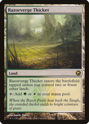 Razorverge Thicket ESPAÑOL [Scars of Mirrodin]
