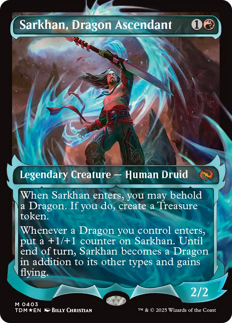 Sarkhan, Dragon Ascendant (0403) (Showcase) JAPANESE [Tarkir: Dragonstorm]