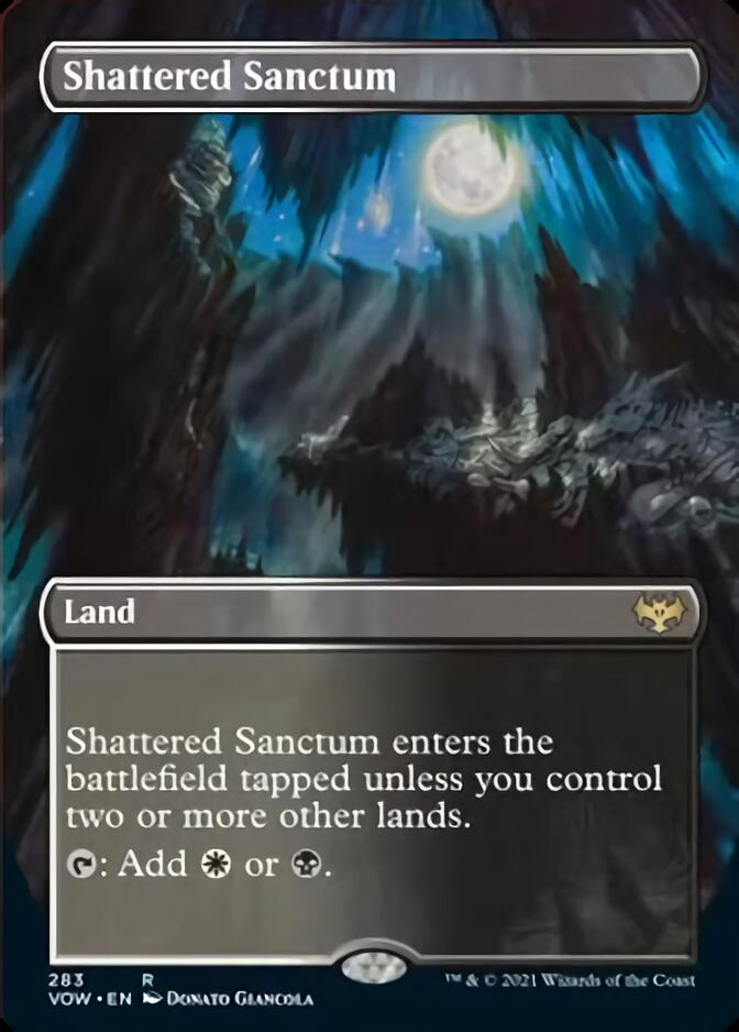 Shattered Sanctum (Borderless Alternate Art) ESPAÑOL [Innistrad: Crimson Vow]