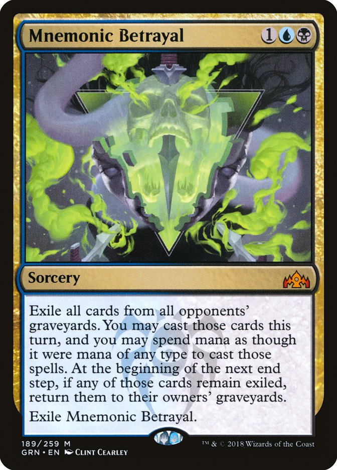 Traicion mnemonica - Mnemonic Betrayal   [Guilds of Ravnica]