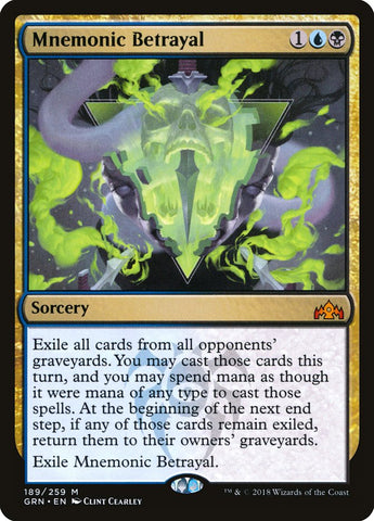 Traicion mnemonica - Mnemonic Betrayal   [Guilds of Ravnica]