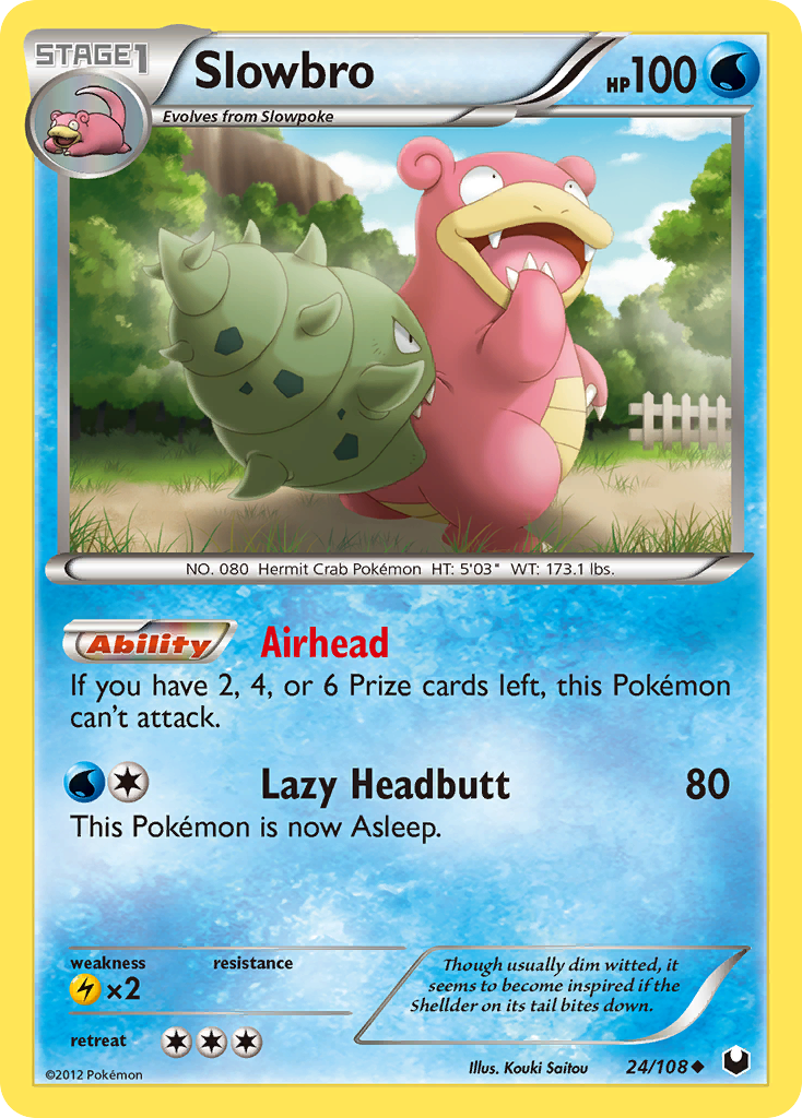 Slowbro (24/108) [Black & White: Dark Explorers]