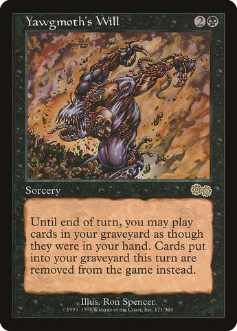 Yawgmoth's Will PORTUGUESE [Urza's Saga]