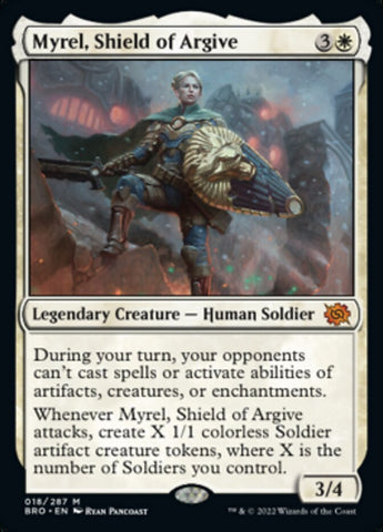 Myrel, Shield of Argive (Promo Pack) ESPAÑOL [The Brothers' War Promos]