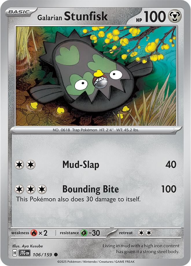 Galarian Stunfisk (106/159) [Scarlet & Violet: Journey Together]