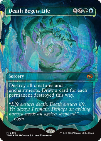 Death Begets Life (Showcase) (Halo Foil) JAPANESE [Tarkir: Dragonstorm]