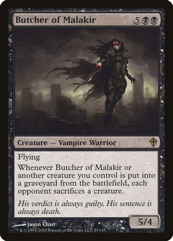 Butcher of Malakir ESPAÑOL  [Worldwake]