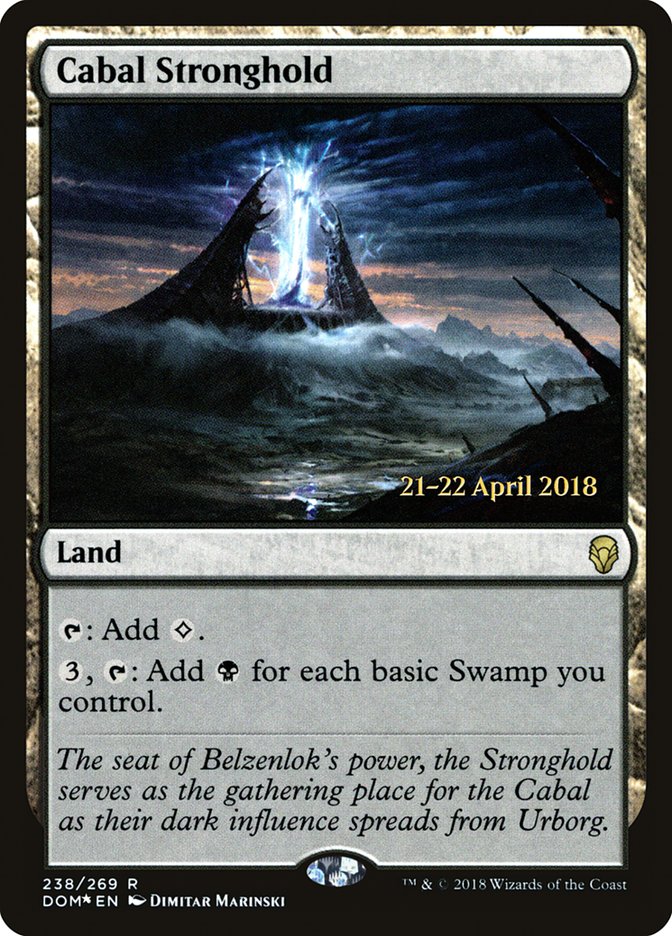 Cabal Stronghold ESPAÑOL [Dominaria Prerelease Promos]
