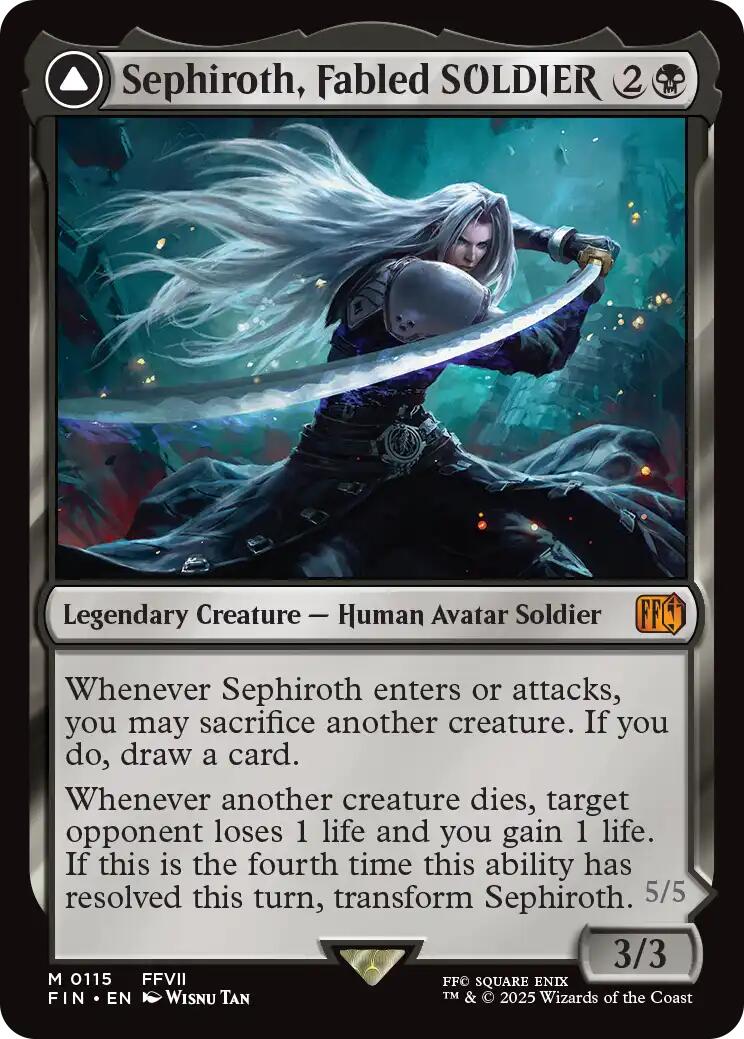 Sephiroth, Fabled SOLDIER // Sephiroth, One-Winged Angel JAPANESE [FINAL FANTASY]