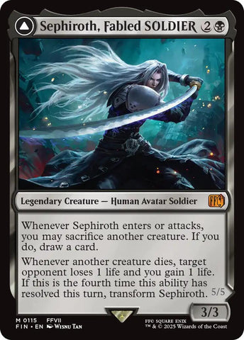 Sephiroth, Fabled SOLDIER // Sephiroth, One-Winged Angel JAPANESE [FINAL FANTASY]