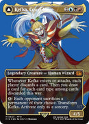 Kefka, Court Mage // Kefka, Ruler of Ruin (Borderless) (Surge Foil) JAPANESE [FINAL FANTASY]