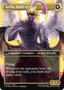 Kefka, Court Mage // Kefka, Ruler of Ruin (Borderless) (Surge Foil) JAPANESE [FINAL FANTASY]