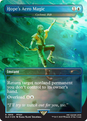 Hope's Aero Magic - Cyclonic Rift (Rainbow Foil) JAPANESE [Secret Lair Drop Series]