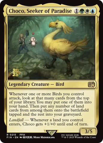 Choco, Seeker of Paradise [FINAL FANTASY Prerelease Promo]