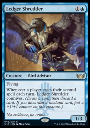 Ledger Shredder (Promo Pack) ESPAÑOL [Streets of New Capenna Promos]