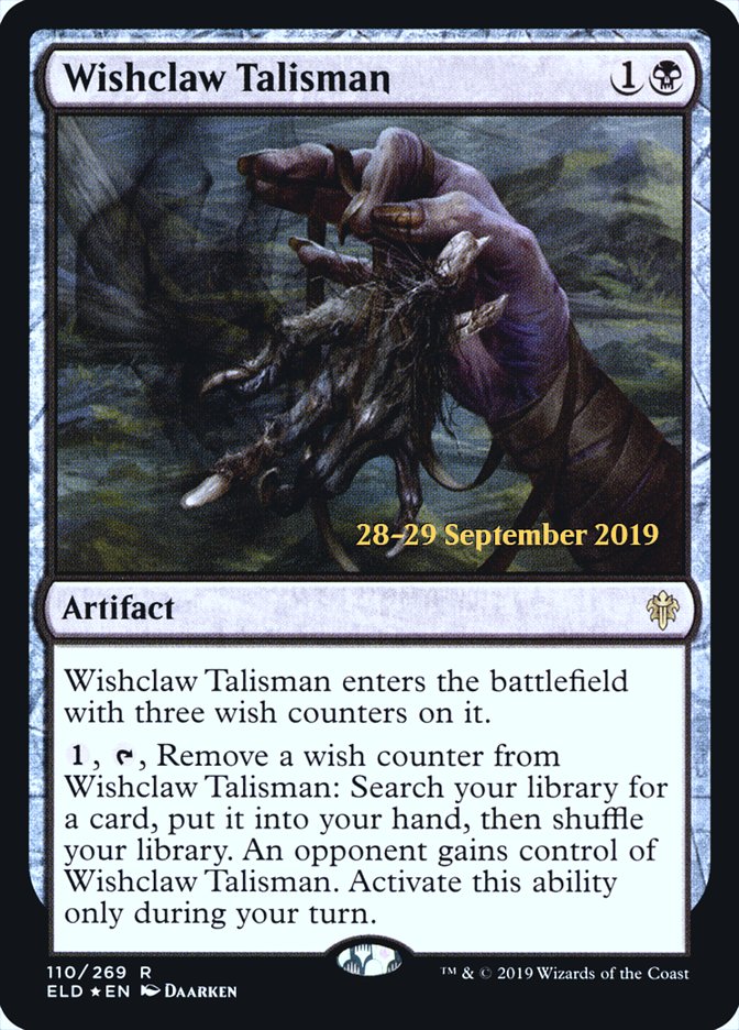 Wishclaw Talisman ESPAÑOL [Throne of Eldraine Prerelease Promos]
