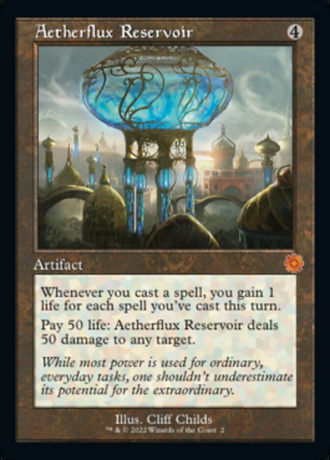 Aetherflux Reservoir (Retro) ESPAÑOL [The Brothers' War Retro Artifacts]