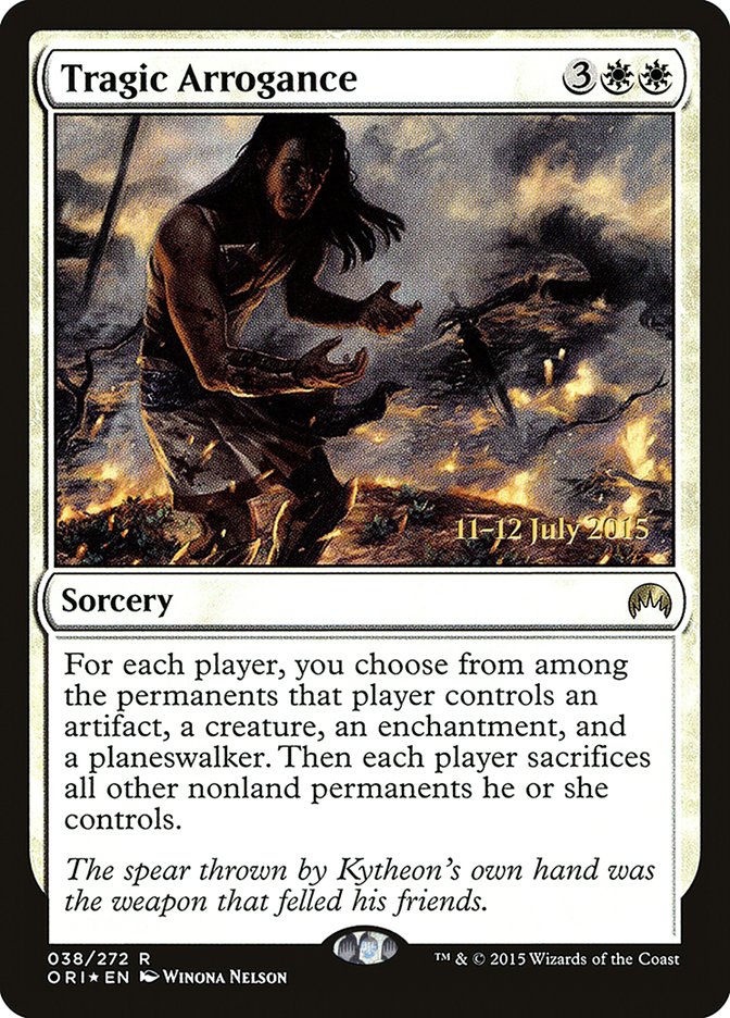 Tragic Arrogance ESPAÑOL [Magic Origins Prerelease Promos]