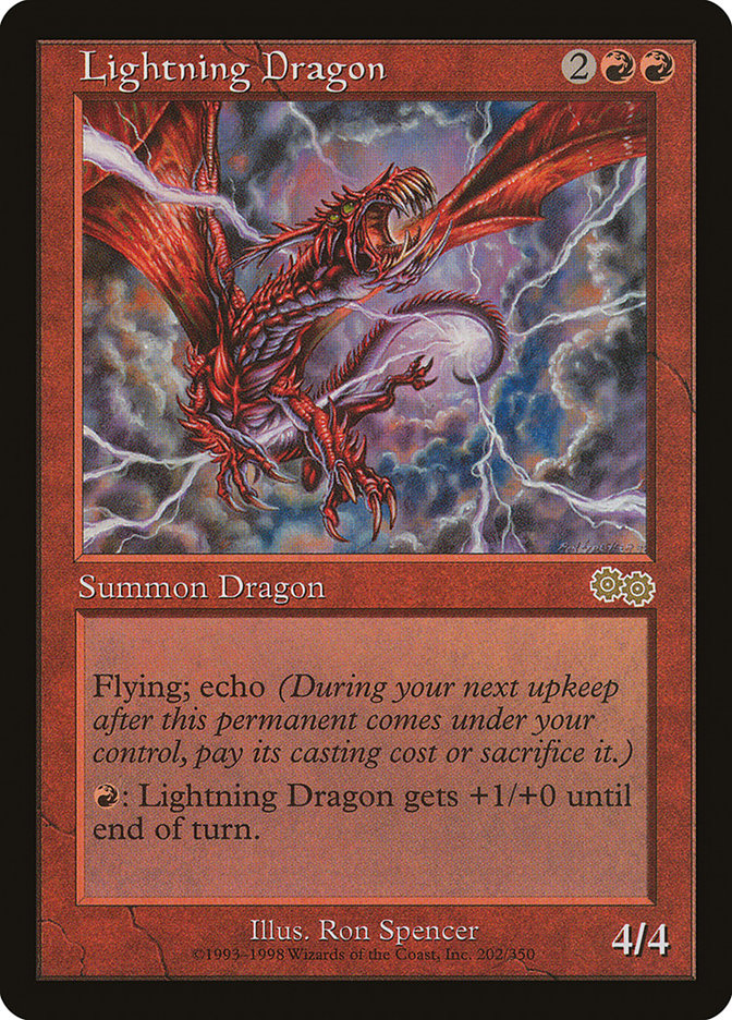 Lightning Dragon ESPAÑOL [Urza's Saga]