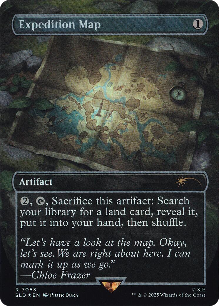 Expedition Map (Rainbow Foil) [Secret Lair Drop Series]