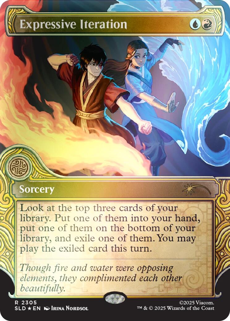 Expressive Iteration (Rainbow Foil) [Secret Lair Drop Series]