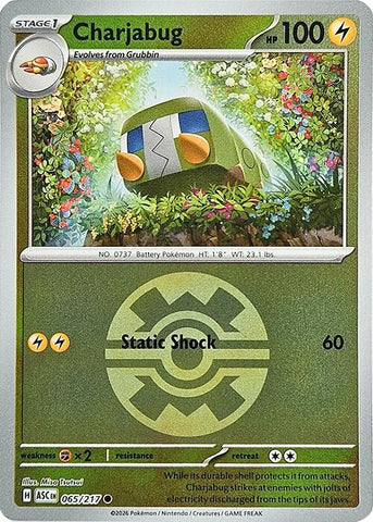 Charjabug (065/217) (Quick Ball) [Mega Evolution: Ascended Heroes]