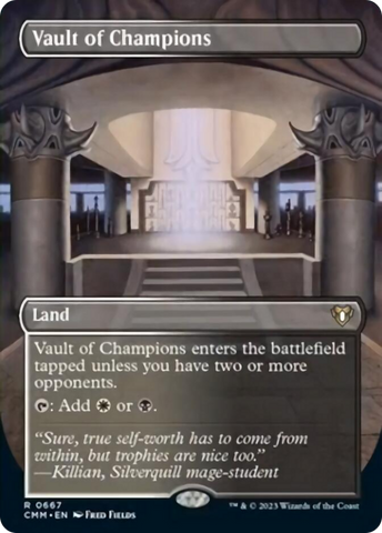 Vault of Champions (Borderless Alternate Art) JAPANESE [Commander Masters]