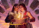 Joined Researchers Art Card (Gold-Stamped Signature) [Secrets of Strixhaven Art Series]