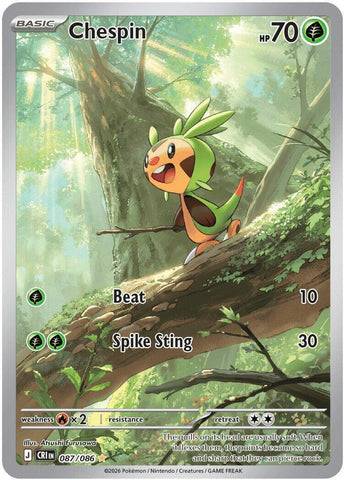 Chespin (087/086) [Mega Evolution: Chaos Rising]