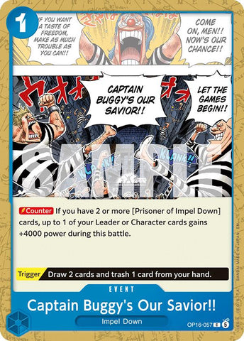Captain Buggy's Our Savior!! [The Time of Battle]