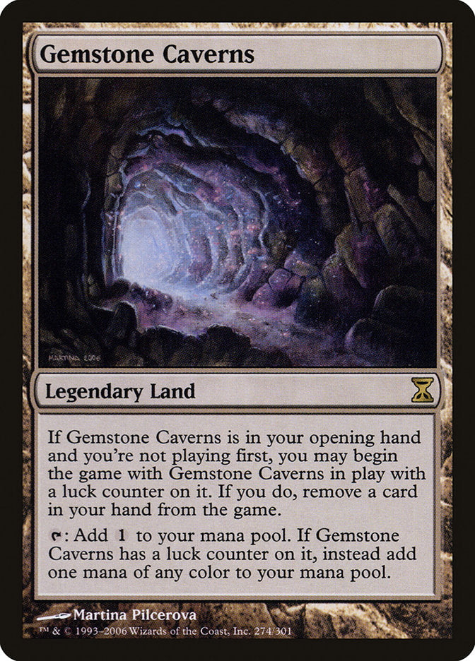 Gemstone Caverns PORTUGUESE [Time Spiral]