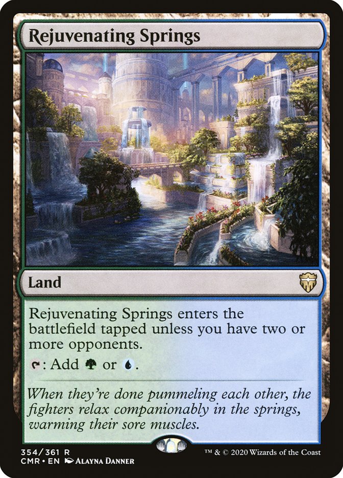 Rejuvenating Springs ESPAÑOL [Commander Legends]