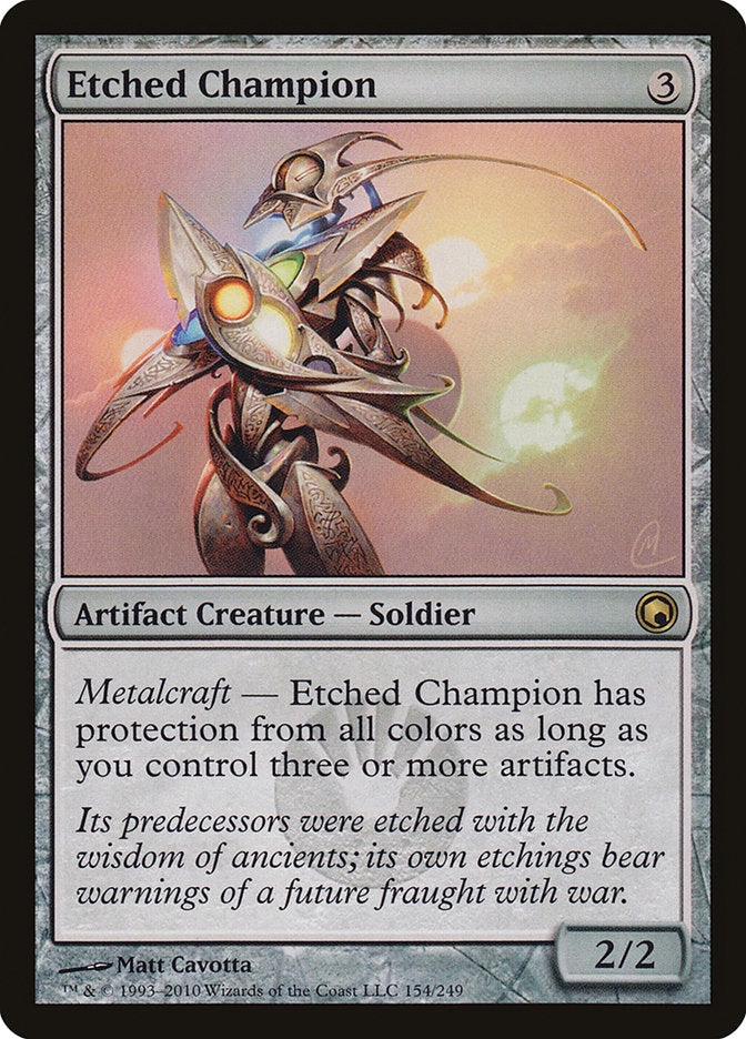 Etched Champion JAPANESE [Scars of Mirrodin]