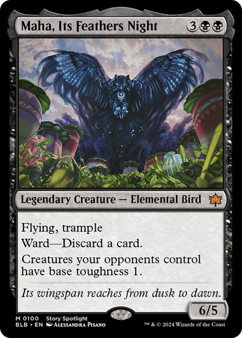 Maha, Its Feathers Night ESPAÑOL [Bloomburrow]