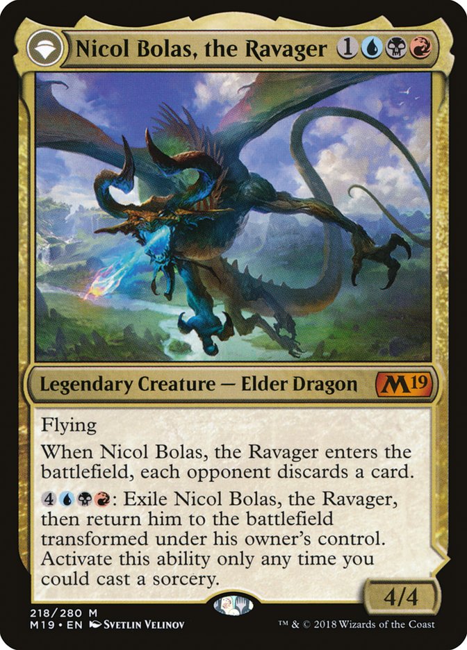 Nicol Bolas, the Ravager // Nicol Bolas, the Arisen GERMAN [Core Set 2019]