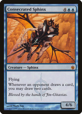 Consecrated Sphinx CHINESE [Mirrodin Besieged]