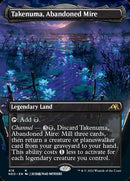 Takenuma, Abandoned Mire (Borderless Alternate Art) ESPAÑOL [Kamigawa: Neon Dynasty]