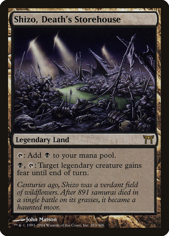 Shizo, Death's Storehouse ESPAÑOL [Champions of Kamigawa]