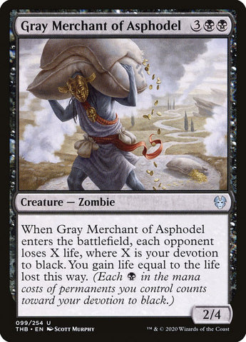 Gray Merchant of Asphodel ESPAÑOL [Theros Beyond Death]