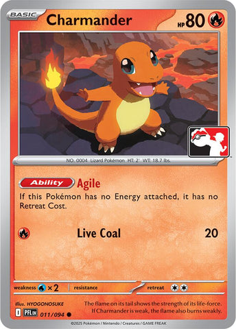 Charmander (011/094) [Prize Pack Series Nine]