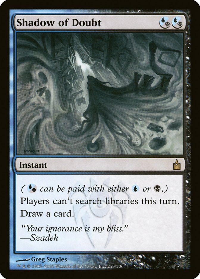 Shadow of Doubt JAPANESE [Ravnica: City of Guilds]