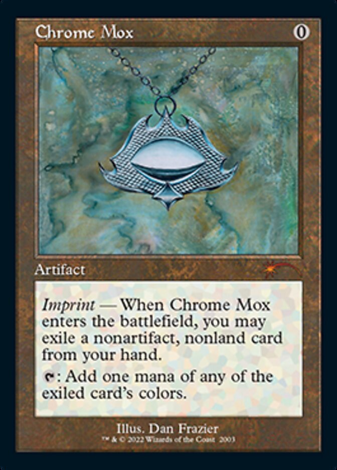 Chrome Mox (Retro) SIGNED [Secret Lair Countdown Kit]