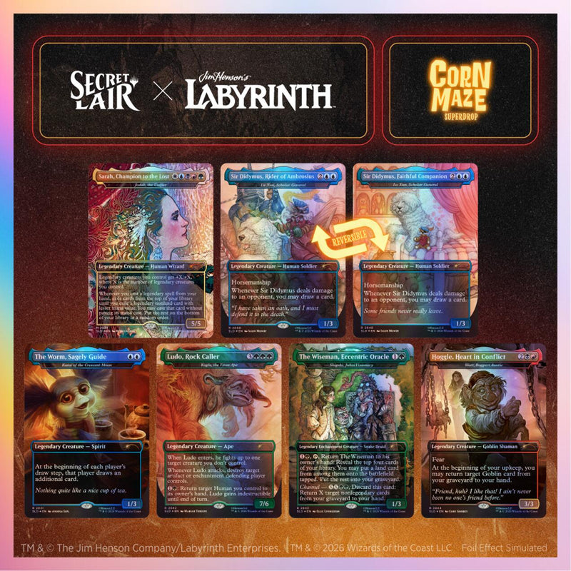 Secret Lair Drop Series: Secret Lair x Jim Henson's Labyrinth: Should You Need Us (Traditional Foil)