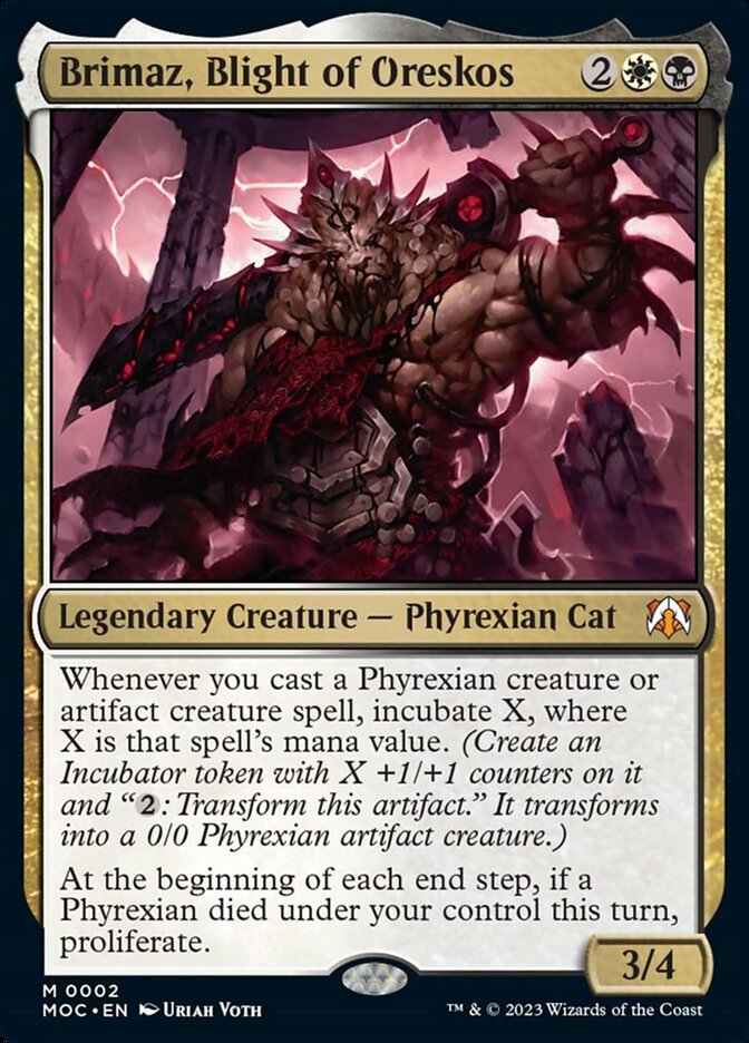 Brimaz, Blight of Oreskos ESPAÑOL [March of the Machine Commander]