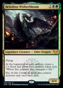 Beledros Witherbloom JAPANESE [Strixhaven: School of Mages]